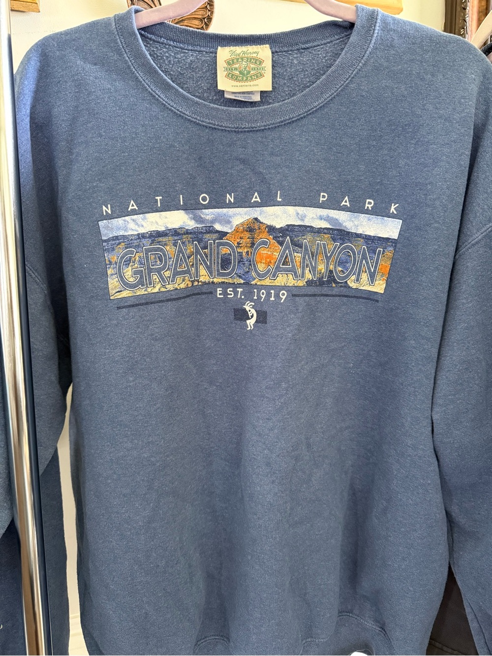 Jerzees Blue Grand Canyon National Park Sweatshirt